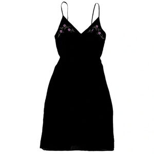 VINTAGE 90’s Black Midi Dress